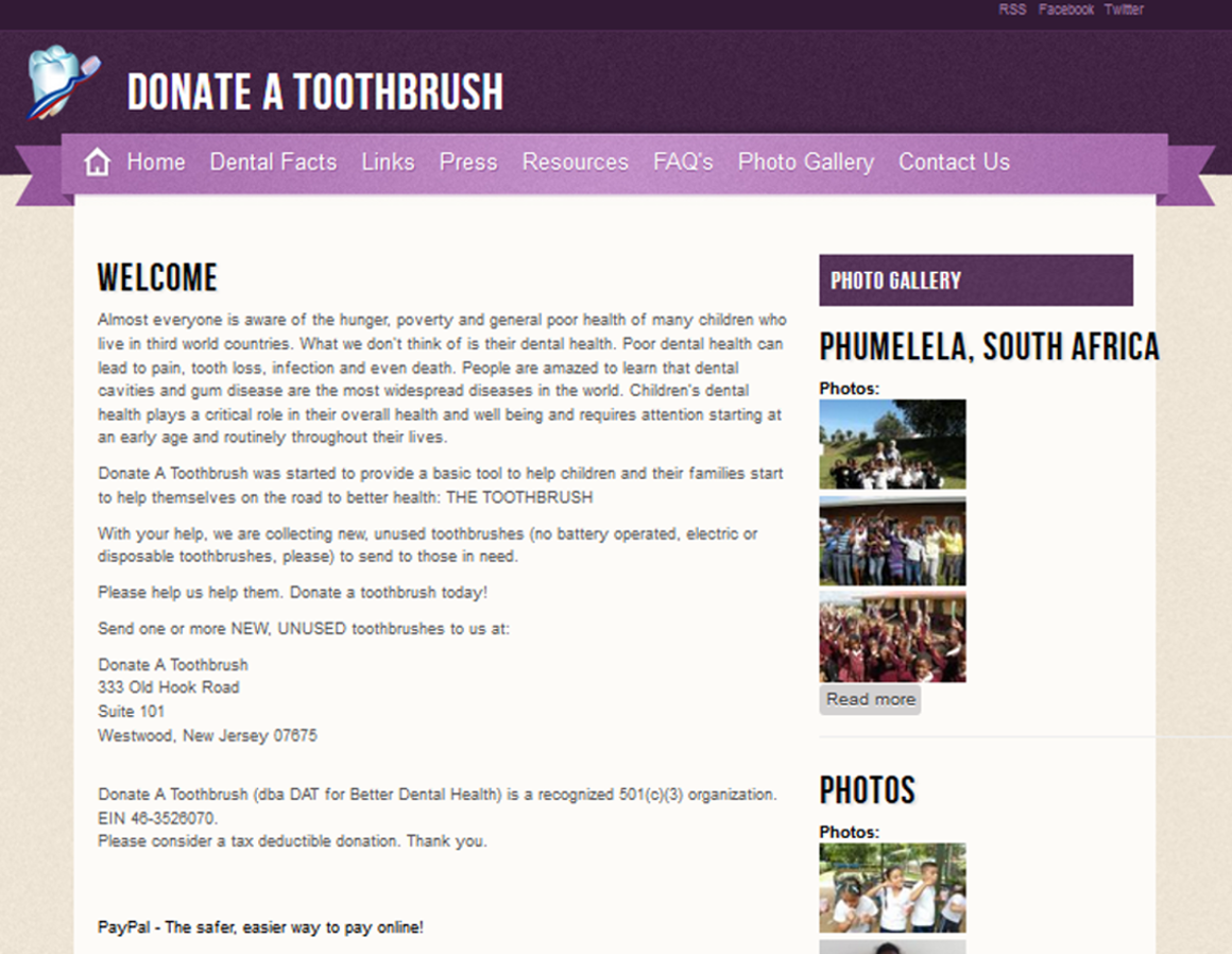 Donate A ToothBrush